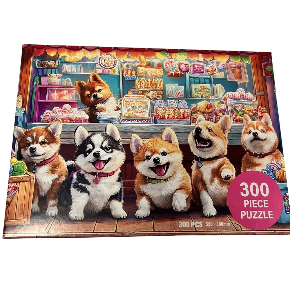 Colorful Dog Puzzle - 300 Pieces